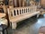 Long Banister White Wash Bench For Sale - Image 10 of 10