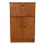 DESCRIPTION: Beautiful Mid-Century Modern English cocktail cabinet featuring warm walnut-toned wood, clean minimalist...