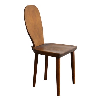 Early Swedish Modern Skedblad Wooden Office Dining Chair in Pine by Carl Malmsten, 1930s For Sale