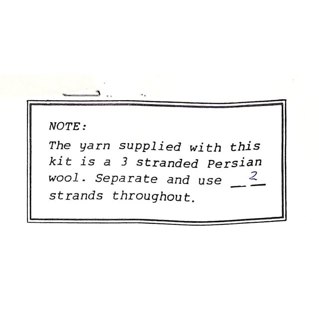 1980s Erica Wilson Vintage Needlepoint Nantucket Harbor Kit 1988 Persian Wool (New) For Sale - Image 5 of 7