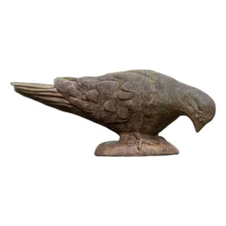Dove Brown Concrete Statue For Sale