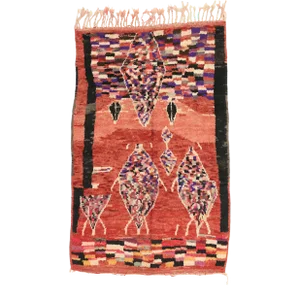 Vintage Berber Moroccan Rug - 4'00 x6'00