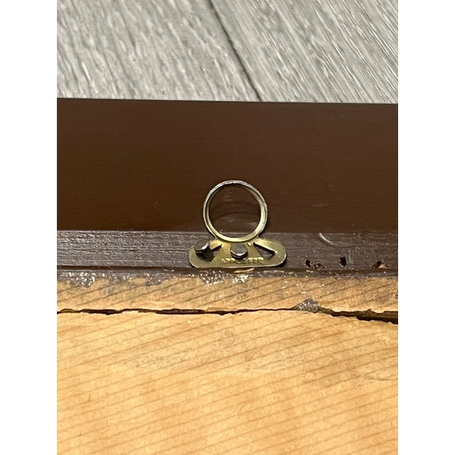 Vintage Art Metalcraft Studios Hollywood 1950s Attributed to Carlo Mid Century Modern Wall Art Atomic Kitsch Pair Paintings Birds Flowers For Sale - Image 12 of 12