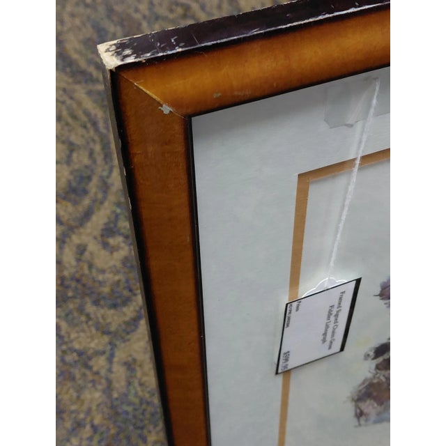 Framed Signed Chaim Gross Fiddler Lithograph For Sale - Image 10 of 10