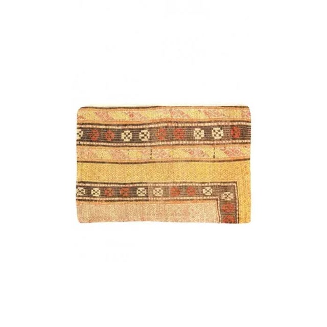 Traditional Vintage Hand Woven K38 Pillow 16" X 24" For Sale - Image 3 of 3