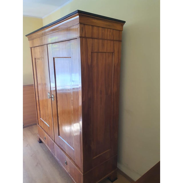 Biedermeier Hallway Cabinet in Cherrywood, 1820s For Sale - Image 3 of 7