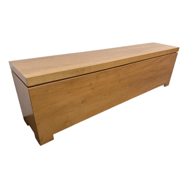 Custom Design Solid Wood Storage Bench For Sale