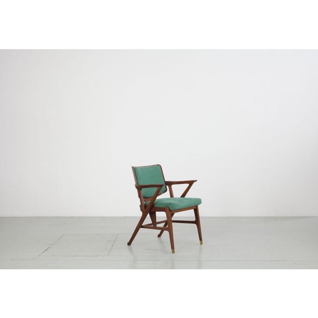 Vintage Armchairs by Enrico Ciuti, 1950, Set of 6 For Sale - Image 6 of 18