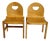 Light Beech Dining Chairs, Set of 2 For Sale