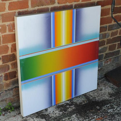 Peter Kalkhof, Composition, 1969, Oil on Canvas For Sale - Image 9 of 16