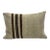 Turkish Hemp Pillow Cushion Natural Beige Brown Black Pillow Cushion Cover 16" x 24" For Sale