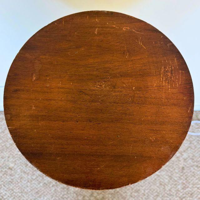 Mid-Century Italian Wooden Fluted Column Pedestal With Octagonal Base For Sale - Image 4 of 13