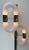 Mid-Century Modern Metal Chain Floor Lamp Murano Glass by Aldo Nason for Mazzega, Italy, 1970s For Sale - Image 3 of 12