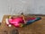 Vintage Hand-Blown Glass Tropical Parrot in Santa Hat Christmas Ornament For Sale - Image 10 of 12