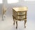 Mid-Century Florentine Italian Gold and White Gilt Side Table Nightstand, 1960s For Sale - Image 10 of 10