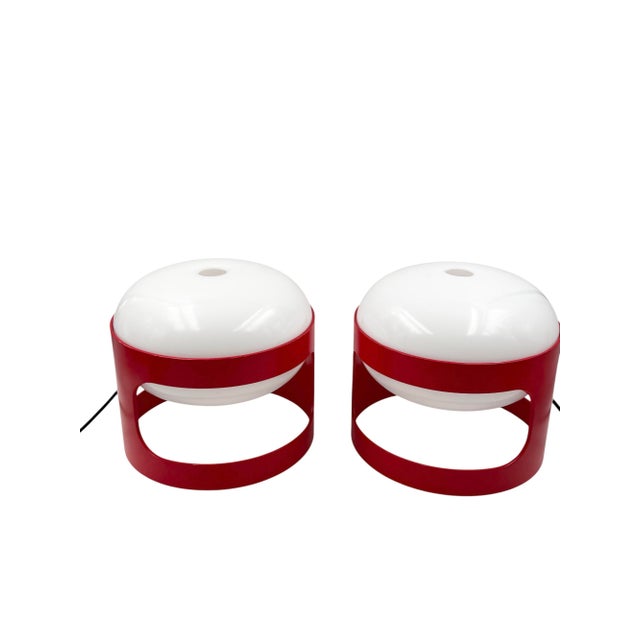 Space Age Model KD27 Table Lamps by Joe Colombo for Kartell, Italy, 1970s, Set of 2 For Sale - Image 14 of 16