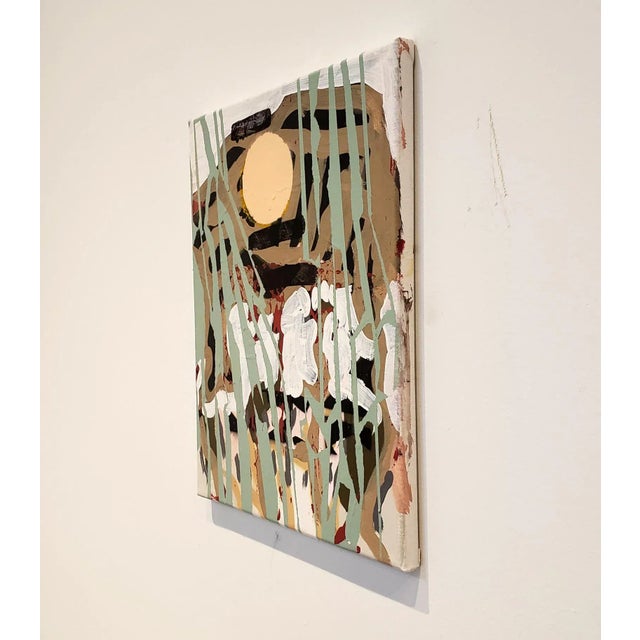 Contemporary Contemporary Abstract Painting by Lionel Lamy "Ozymandias" For Sale - Image 3 of 6