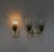 Metal Wall Lights in Brass and Beige, 1950s, Set of 2 For Sale - Image 7 of 18