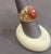 2020s 7 Carat Jasper Cabochon 18 Karat Yellow Gold Classic Wide Ring For Sale - Image 5 of 8