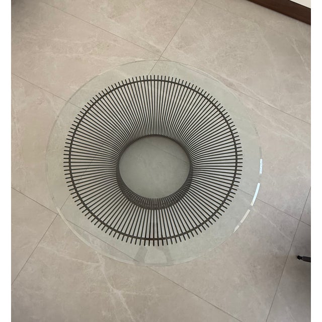 Knoll 1970s Warren Platner for Knoll - 2 Un-Upholstered Lounge Chairs Plus Matching Coffee Table For Sale - Image 4 of 14