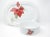 Glass Vintage Block Poinsettia Dinnerware Set Designed by Mary Lou Goertzen - 39 Pieces For Sale - Image 7 of 13