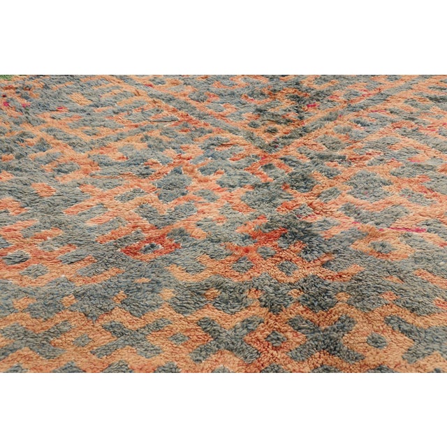 Mid 20th Century Vintage Talsint Moroccan Rug, 05'08 X 11'02 For Sale - Image 5 of 10