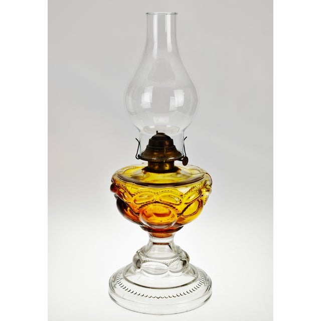 Vintage Glass P & a Peanut Oil Lamp Chairish