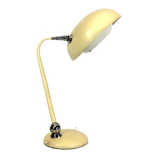 Mid-Century Lacquer and Chrome Articulated Desk Lamp from Stilnovo For Sale