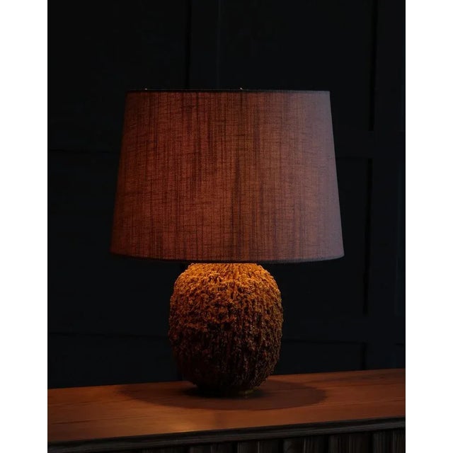 Table Lamp Chamotte attributed to Gunnar Nylund, Sweden, 1950s For Sale - Image 3 of 11