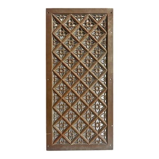 Vintage Cast Iron Moorish Panel Small For Sale