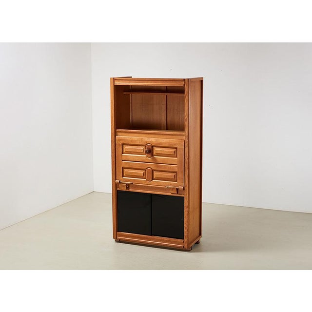 Cabinet / secretaire, designed by Guillerme & Chambron in the 1960s for their own workshop Votre Maison France. We...