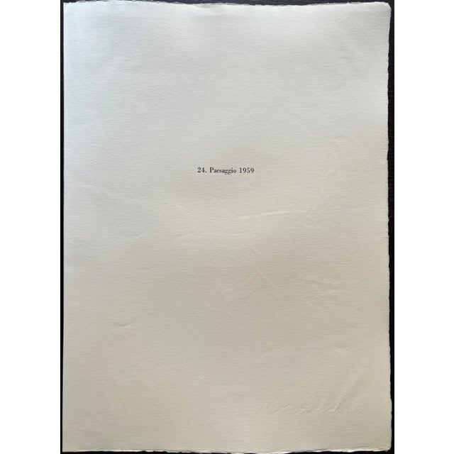 1970s Giorgio Morandi, Landscape, 1973, Lithograph For Sale - Image 5 of 9