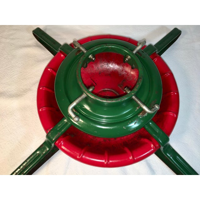 Vintage Metal Christmas Tree Stand Chairish