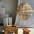1980s Rattan Spherical Shape Pendant Light, 1980s For Sale - Image 5 of 11
