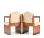 Set of Art Deco Oak Amsterdamse School Armchairs attributed to Hildo Krop for T Woonhuys For Sale - Image 4 of 14