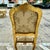 French Style White Chair With Gold Leaf Details For Sale - Image 11 of 12