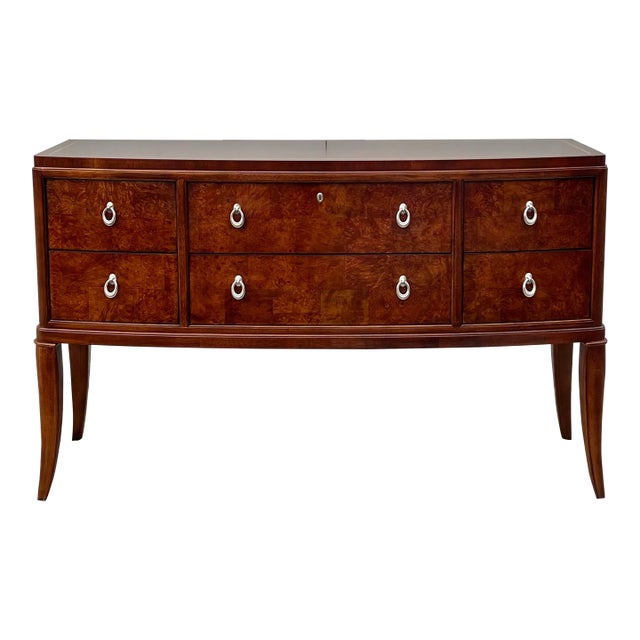 Thomasville Bogart Collection Bel Air Burled Sideboard Buffet For Sale
