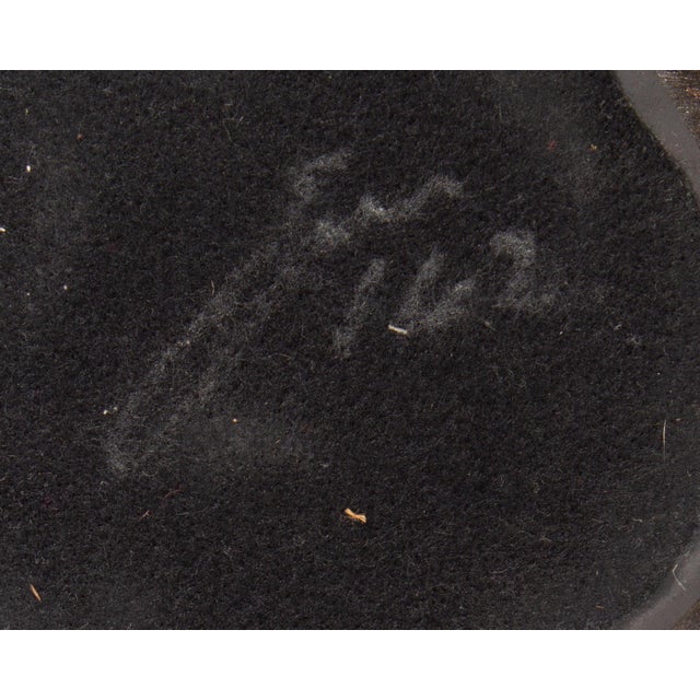 Raku Pottery Bear With Copper Fish by Tony Evans For Sale - Image 9 of 9