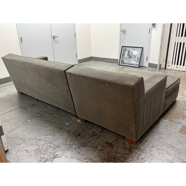 2010s Room & Board Ian Sectional + Right Arm Chaise For Sale - Image 5 of 12