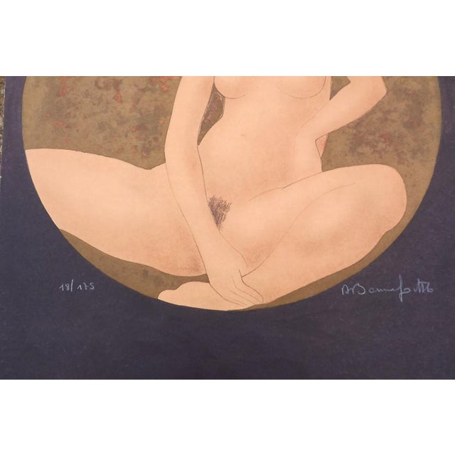 Bonnefoit, Nude Lithograph, 1970, Lithograph For Sale - Image 9 of 13