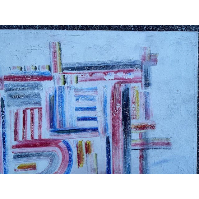 Abstract Composition, 1997, Oil on Canvas For Sale - Image 9 of 18
