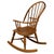 Brown Antique English Ash Spindle-Back Rocking Chair For Sale - Image 8 of 12