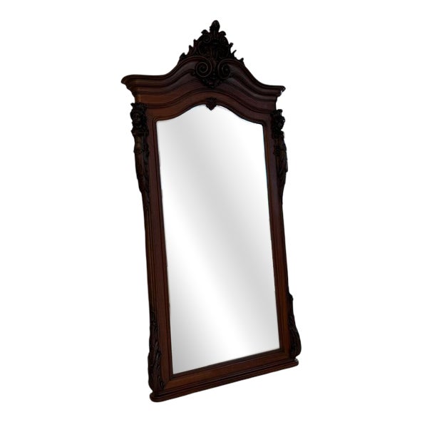 Baroque Gründerzeit Wall Mirror, 1865 For Sale