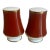1980s Mikasa Bone China Salt & Pepper Set in Mikasa Egyptian Terracotta Pattern For Sale