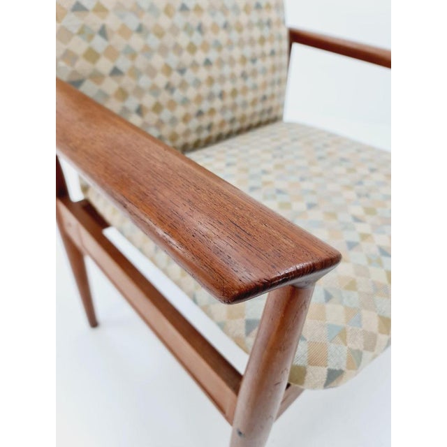 Danish Teak Armchair by Finn Juhl for France & Son, 1960s For Sale - Image 10 of 11