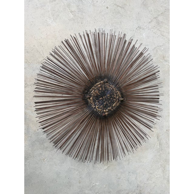Metal 1970s Curtis Jere Style Brutalist Starburst Wall Sculpture For Sale - Image 7 of 12