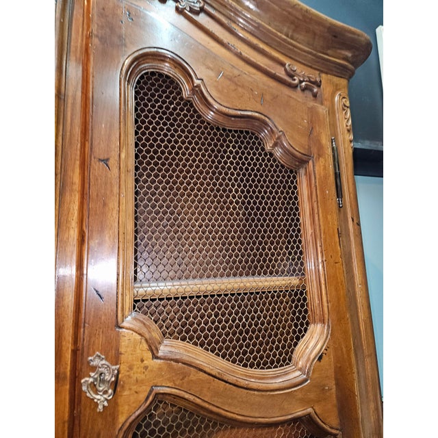 1950s Made in Italy - Bloomingdales Exclusive - 1950s - Country French Louis XV Secretary Bookcase For Sale - Image 5 of 12