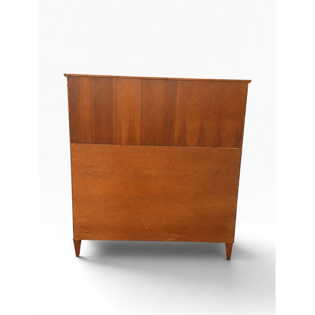 Vintage Baker Furniture Neoclassical Gentleman’s Chest With Tambour Doors For Sale - Image 11 of 17