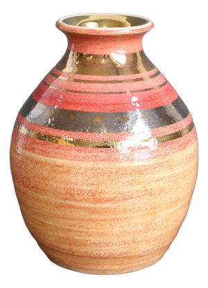 Vintage French Decorative Ceramic Vase by Georges Pelletier, 1970s