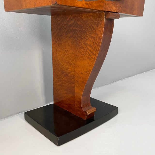 Italian Art Deco Bedside Tables in Wood, 1930s, Set of 2 For Sale - Image 11 of 15